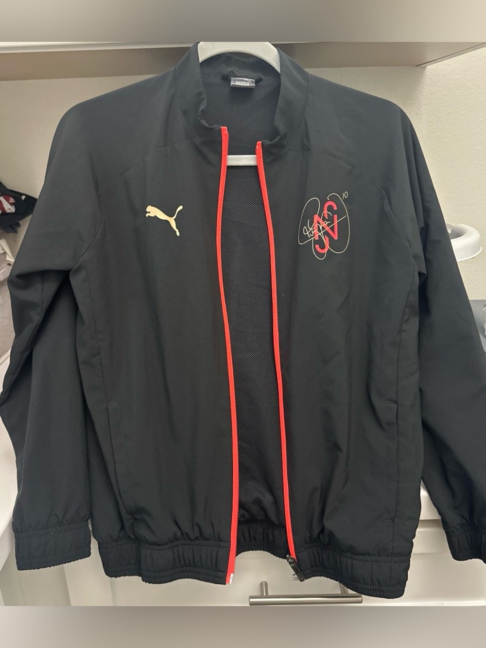 Puma Boys Black Neymar Track Jacket